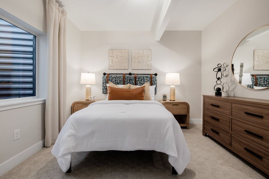 Furnished interior in a model home at Painted Prairie in Aurora (Image 59).