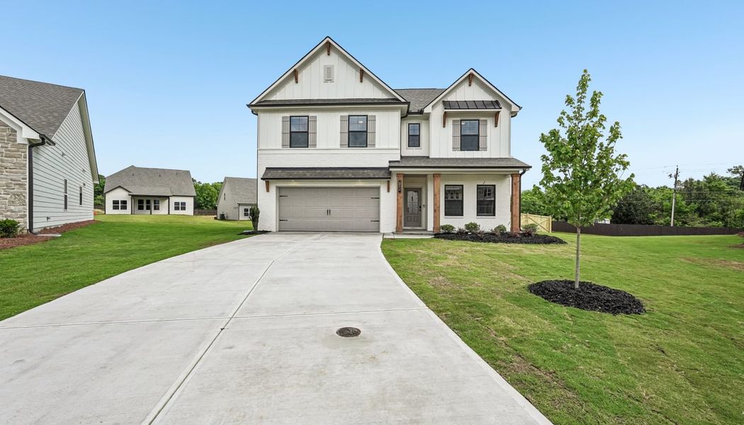 Front exterior of a home in the Greenefield community, located in Cartersville, GA (Image 14). Front exterior of a home in the Greenefield community, located in Cartersville, GA (Image 14).