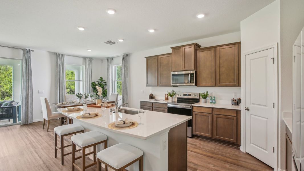 Furnished interior in a model home at Angeline in Land O' Lakes (Image 17). Furnished interior in a model home at Angeline in Land O' Lakes (Image 17).
