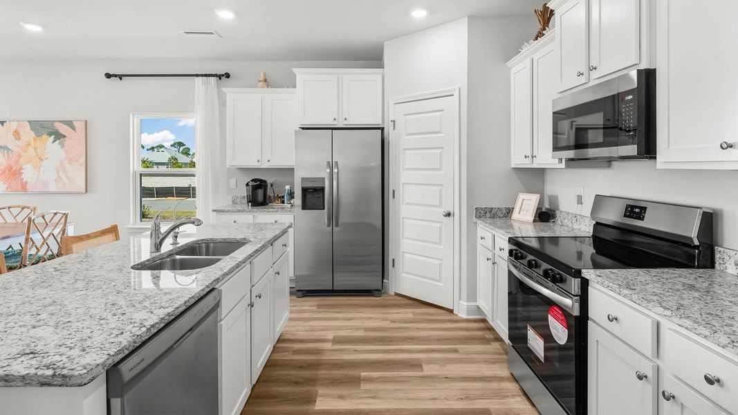 Furnished interior in a model home at Windmark Beach in Port Saint Joe (Image 8). Furnished interior in a model home at Windmark Beach in Port Saint Joe (Image 8).