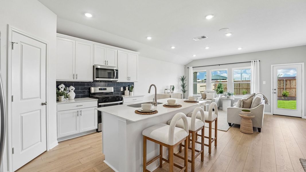 Furnished interior in a model home at Briarwood in Elgin (Image 7).