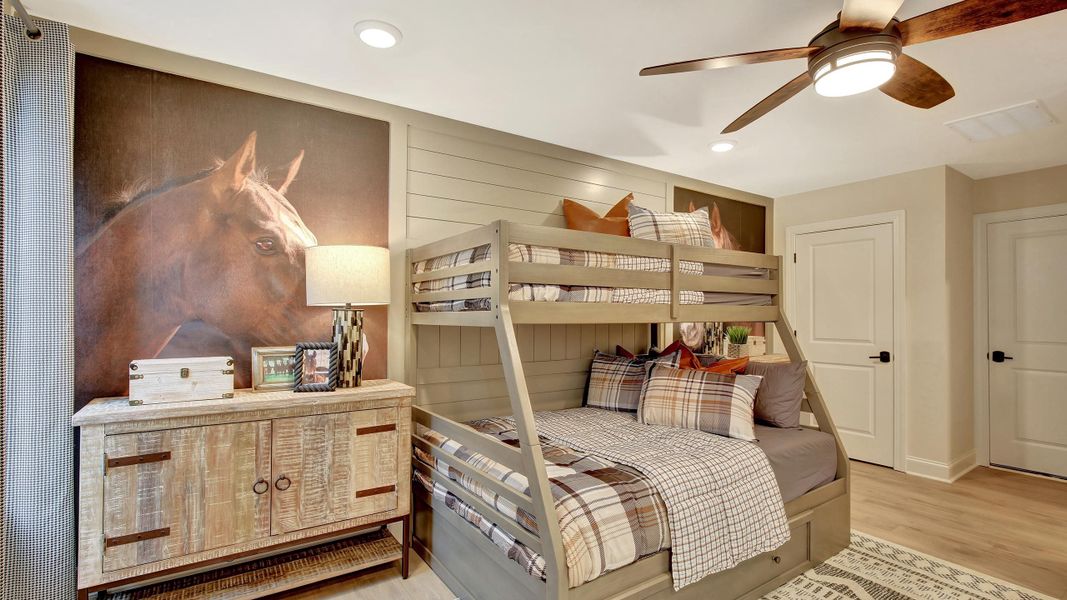 Furnished interior in a model home at Salt Grass at Ward Creek in Panama City Beach (Image 16).