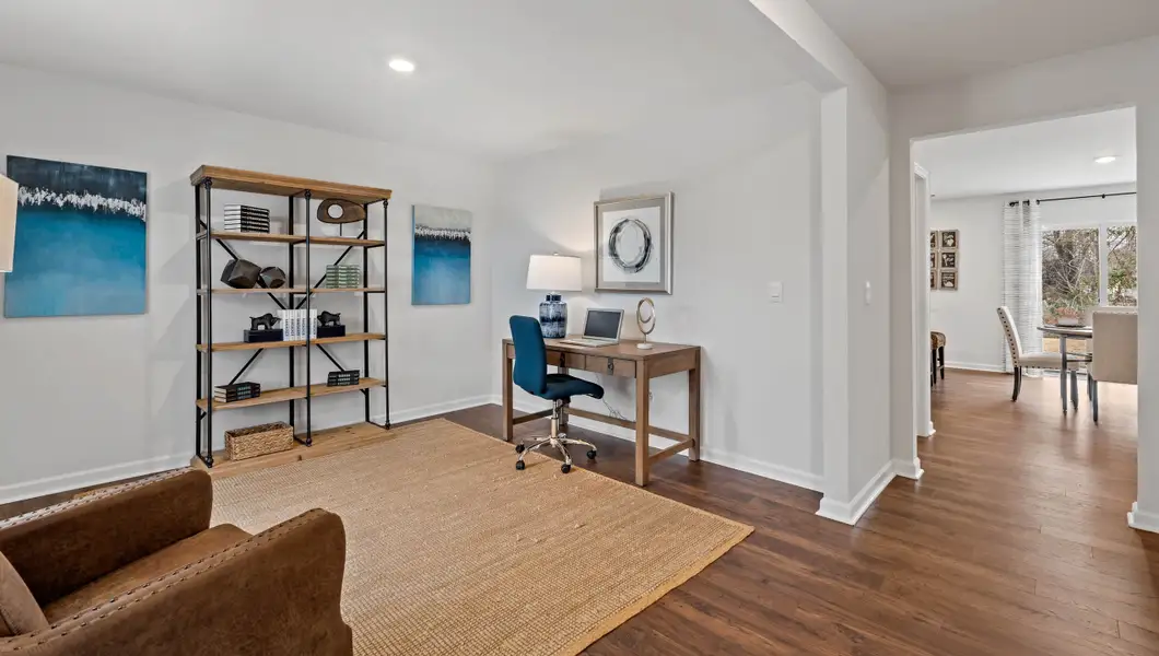 Furnished interior in a model home at Bentley Park in Greenwood (Image 6).