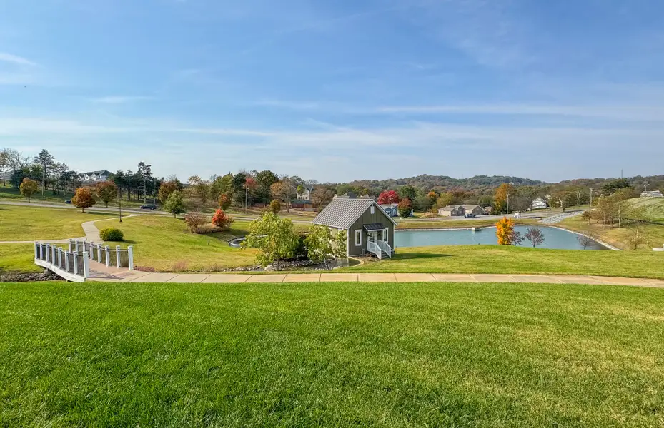 Millstone Community Lake in new home construction community by Pulte Homes