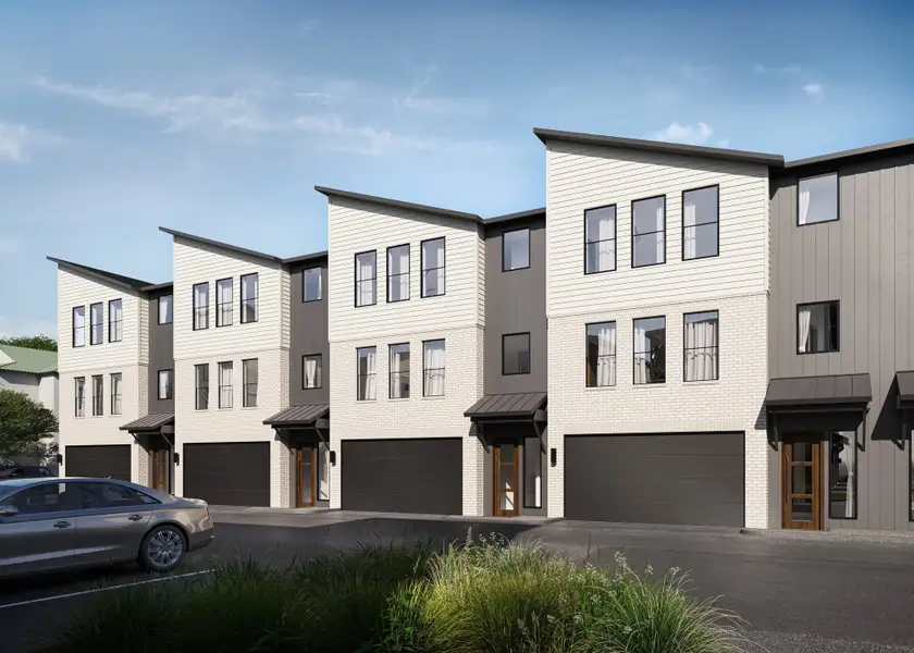 Front exterior of a home in the Clifton Court community, located in Addison, TX (Image 2).