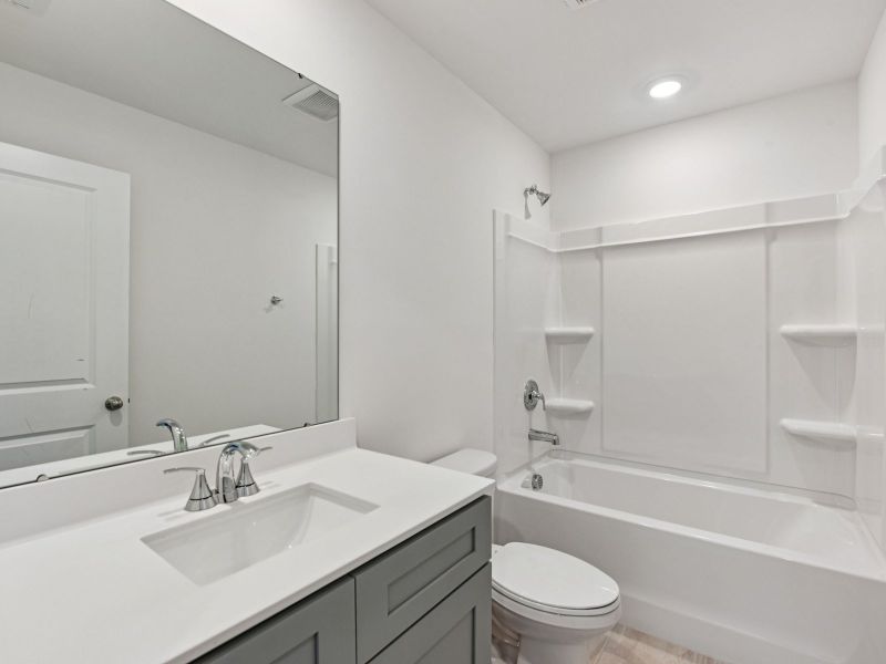 Furnished interior in a model home at Nolen Farm in Gastonia (Image 6).