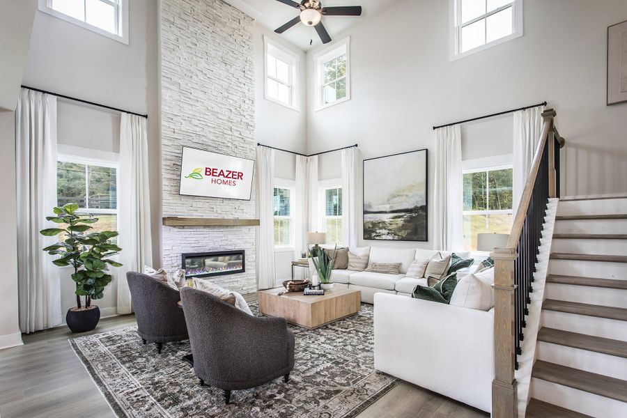 Furnished interior in a model home at Heirloom Landing in Auburn (Image 12).
