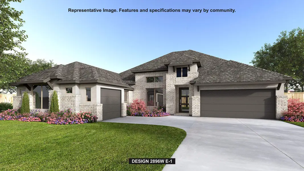 Front exterior of a home in the Sonoma Verde 70' community, located in Rockwall, TX (Image 6). Front exterior of a home in the Sonoma Verde 70' community, located in Rockwall, TX (Image 6).