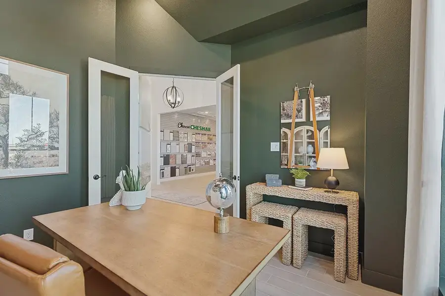 Furnished interior in a model home at Brookewater 60's in Rosenberg (Image 6).