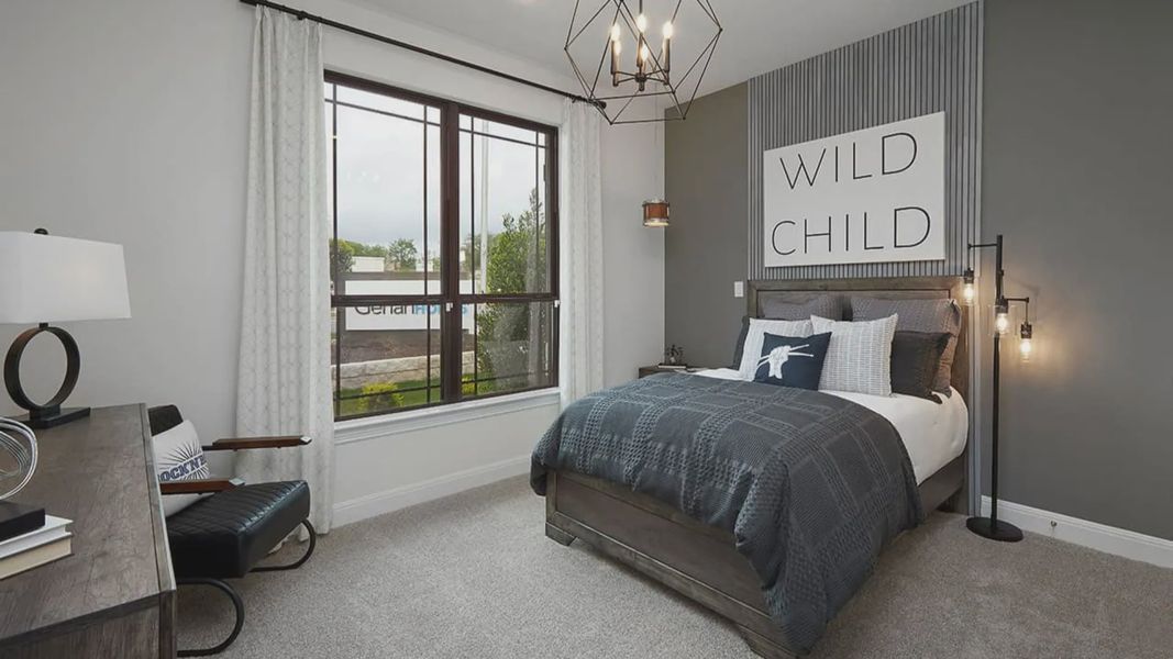 Furnished interior in a model home at Anthem in Kyle (Image 8).