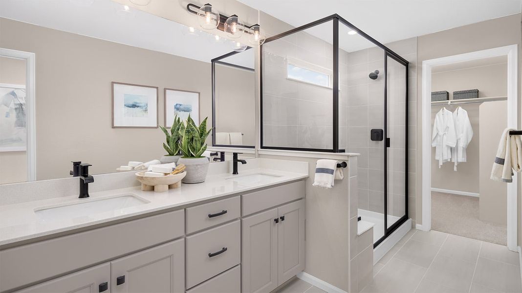 Furnished interior in a model home at The Legacy Collection at Talon Pointe in Thornton (Image 10). Furnished interior in a model home at The Legacy Collection at Talon Pointe in Thornton (Image 10).