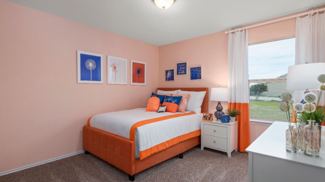 Furnished interior in a model home at Yowell Ranch in Killeen (Image 22).