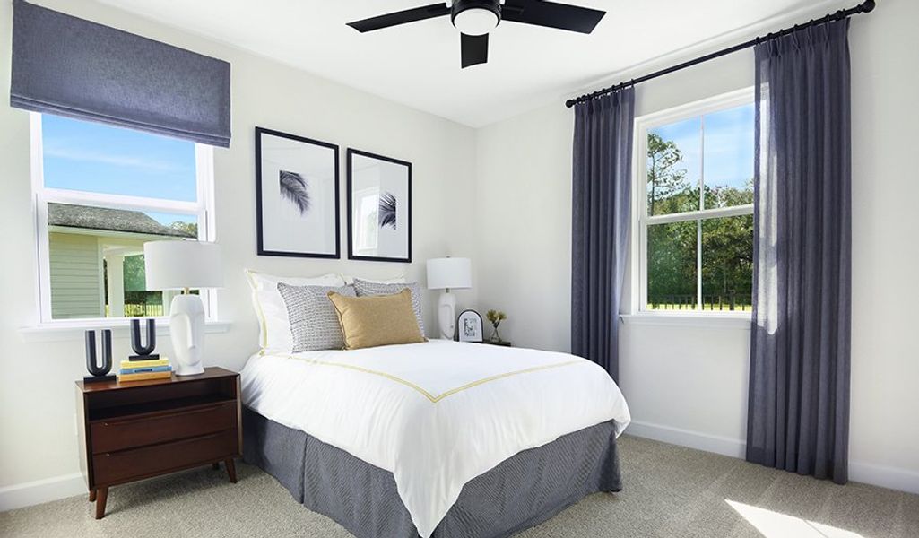 Furnished interior in a model home at Rye Manor in Parrish (Image 7).