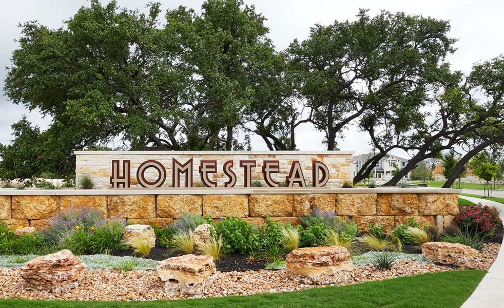 Homestead Community Sign