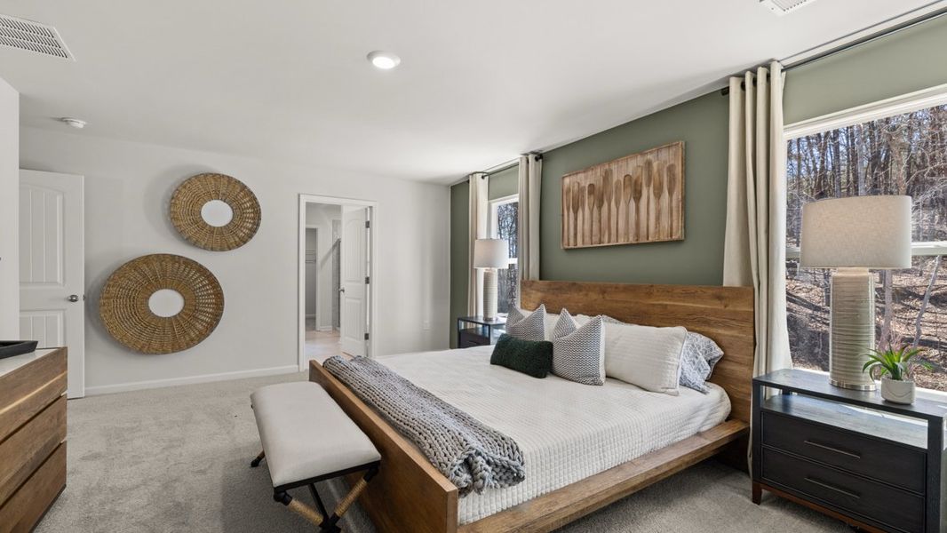 Furnished interior in a model home at Falcon Landing in Gainesville (Image 40).