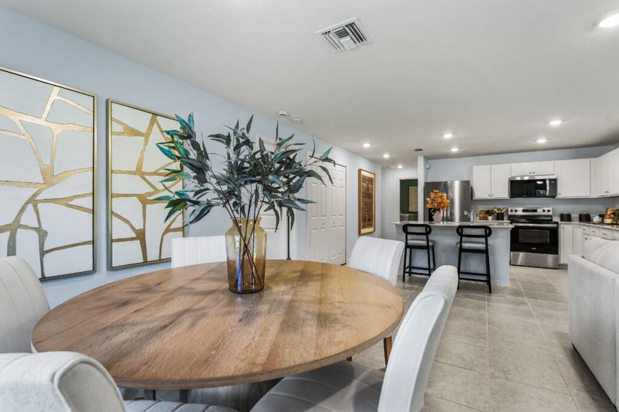 Furnished interior in a model home at LaBelle in Labelle (Image 7).
