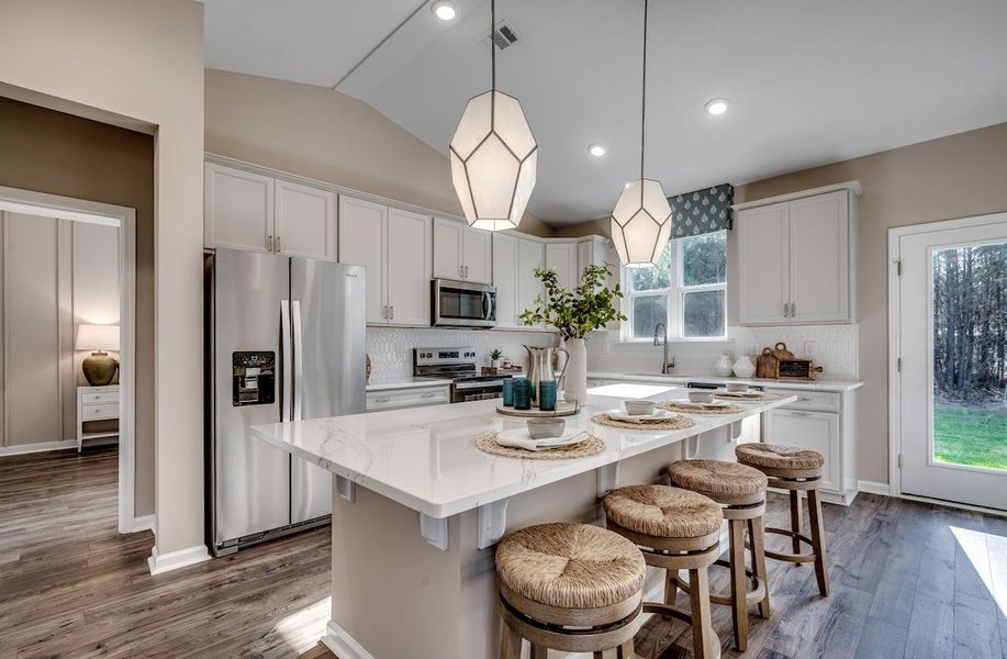 Furnished interior in a model home at Somerset in Myrtle Beach (Image 3).