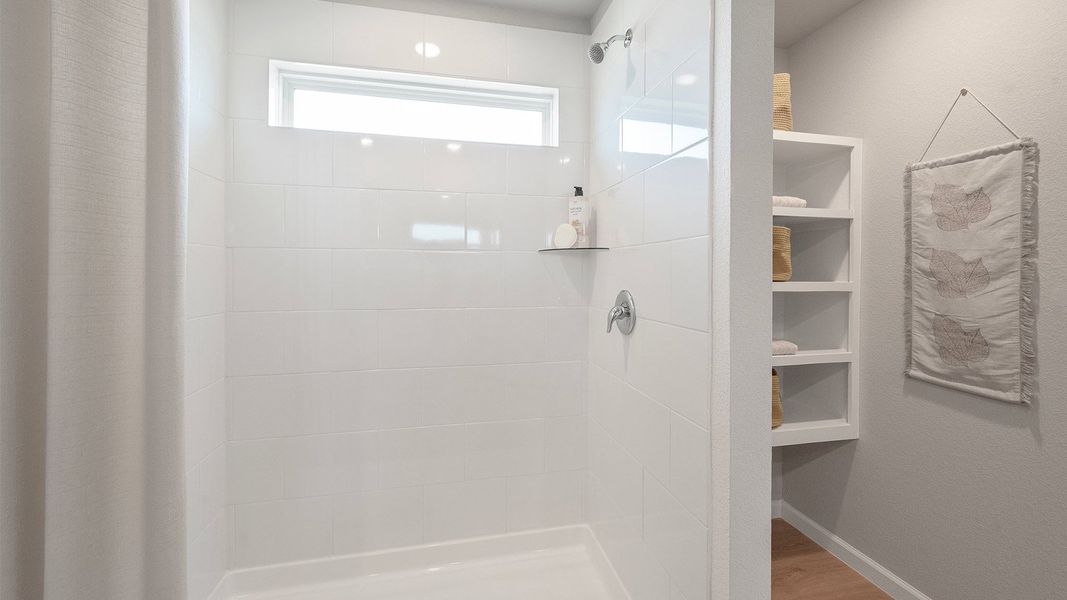 Furnished interior in a model home at Wilkins Valley in Brenham (Image 16).