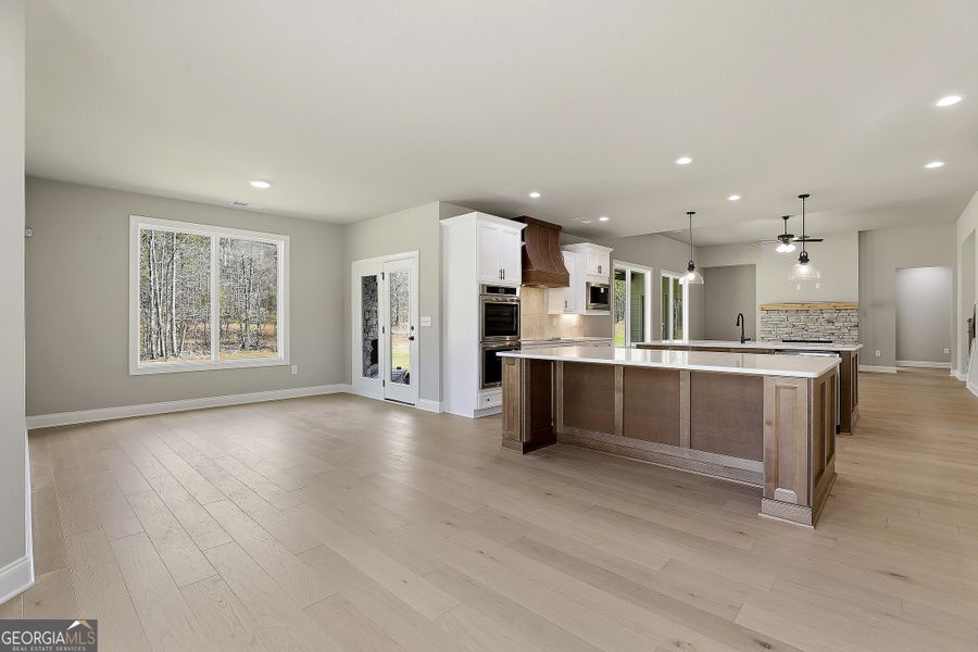 Furnished interior in a model home at Fox Hall Phase V in Senoia (Image 18).