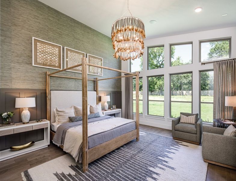 Furnished interior in a model home at Two Step Farm in Montgomery (Image 33).