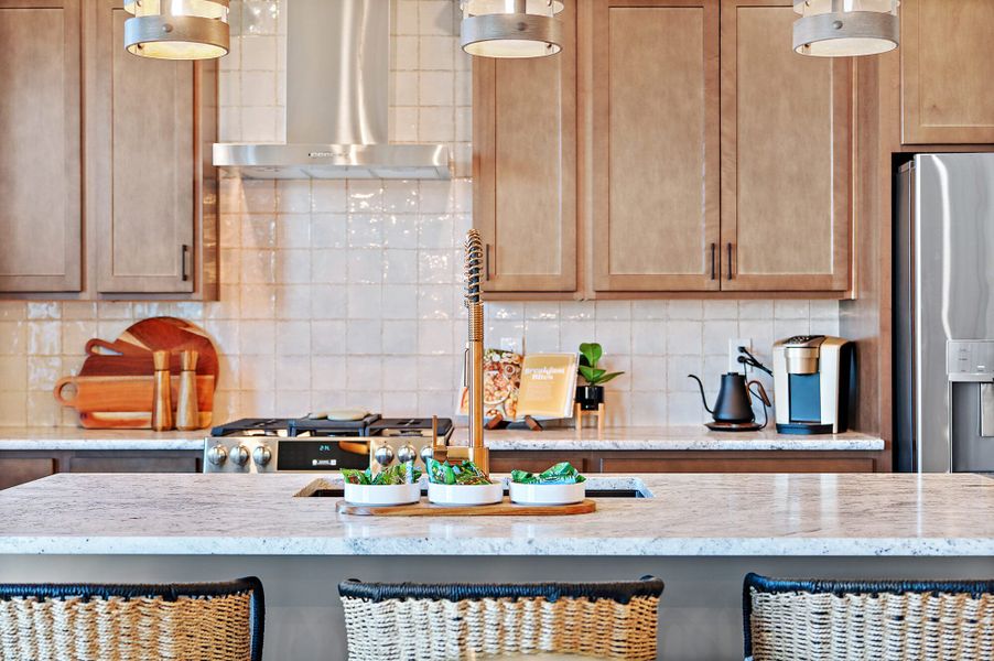 Furnished interior in a model home at Aspen Meadows-4 in Colorado Springs (Image 12).