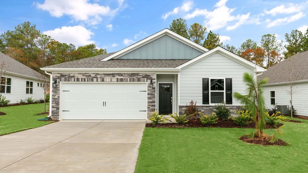 Front exterior of a home in the South Pinehurst Cottages community, located in Pinehurst, NC (Image 13). Front exterior of a home in the South Pinehurst Cottages community, located in Pinehurst, NC (Image 13).