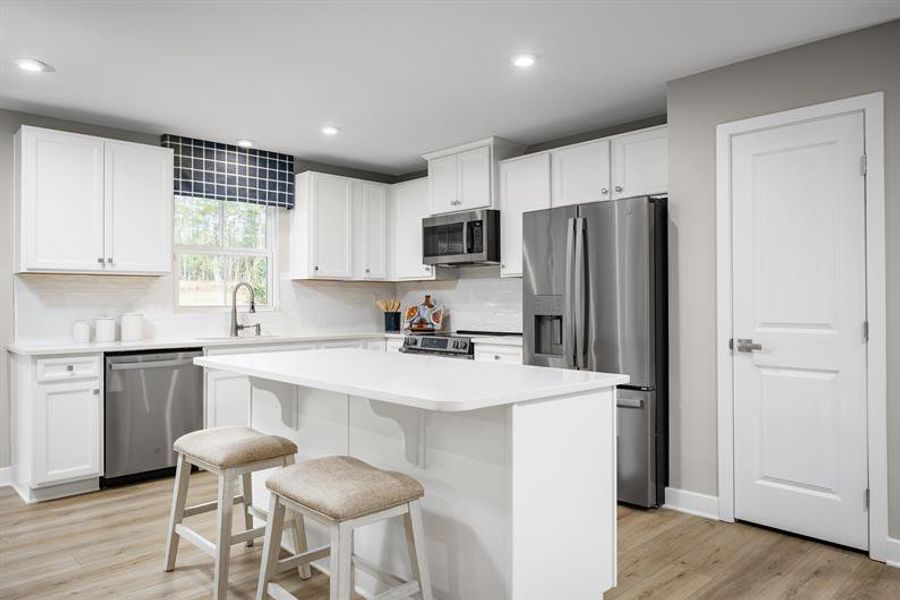 Furnished interior in a model home at Basildon Ranches in Lancaster (Image 8). Furnished interior in a model home at Basildon Ranches in Lancaster (Image 8).