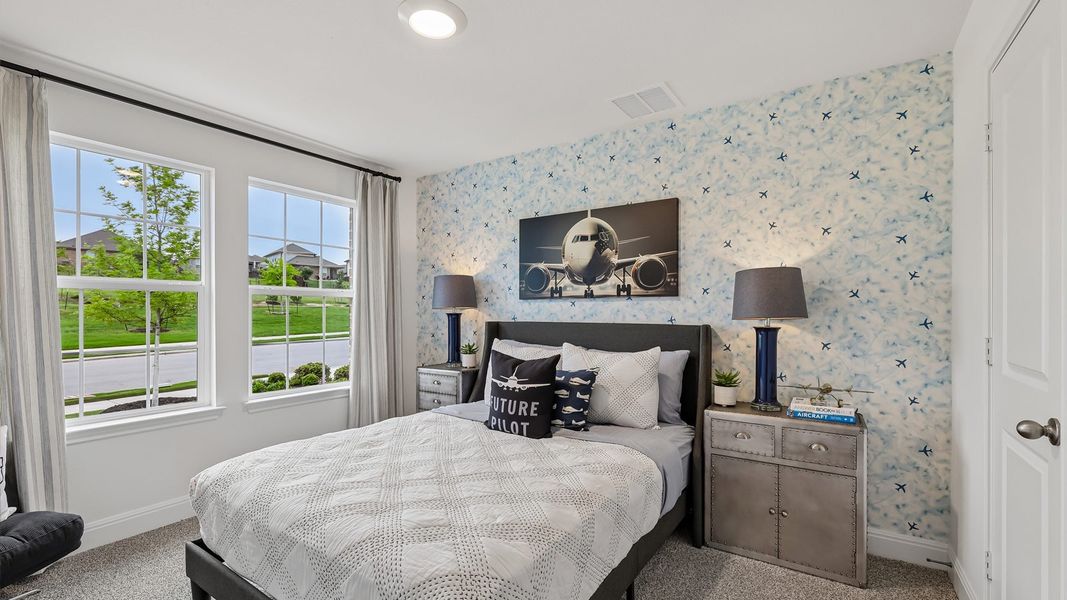 Furnished interior in a model home at Riverview in Georgetown (Image 37). Furnished interior in a model home at Riverview in Georgetown (Image 37).