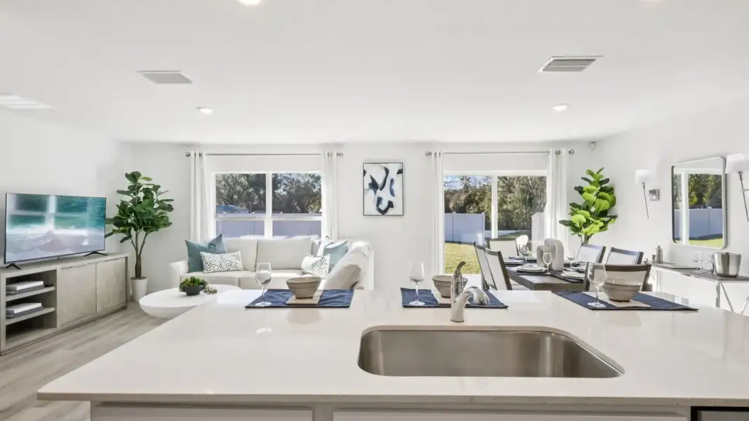 Furnished interior in a model home at Northridge in Spring Hill (Image 10).
