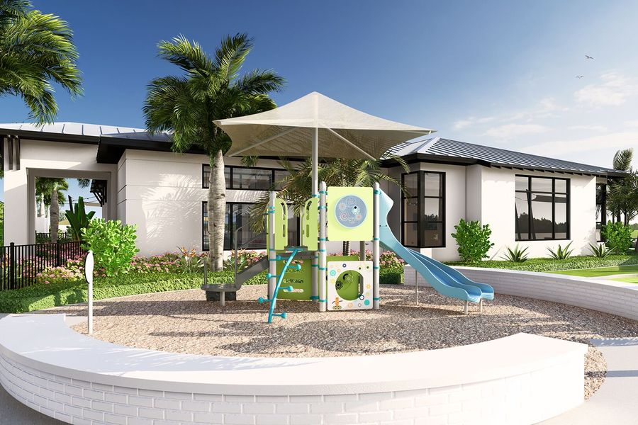 Future second amenity center - preliminary illustration Future second amenity center - preliminary illustration