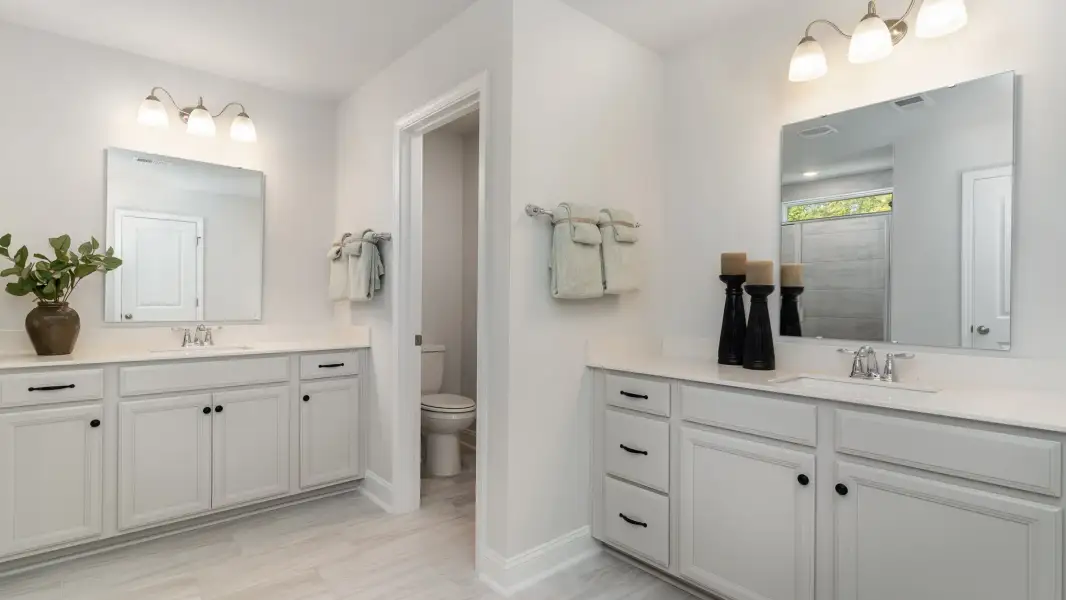 Furnished interior in a model home at Kingston Preserve at Brookhaven in Conway (Image 16).