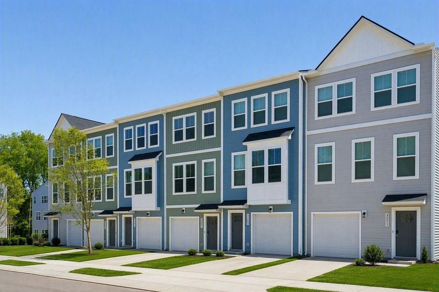 New low-maintenance townhomes in South Raleigh