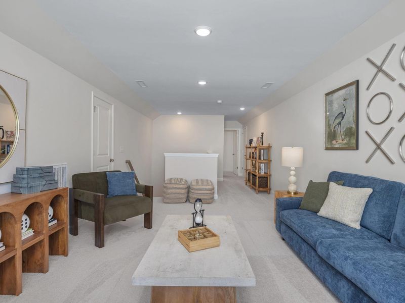 Furnished interior in a model home at Sage on North Main in Wake Forest (Image 29). Furnished interior in a model home at Sage on North Main in Wake Forest (Image 29).