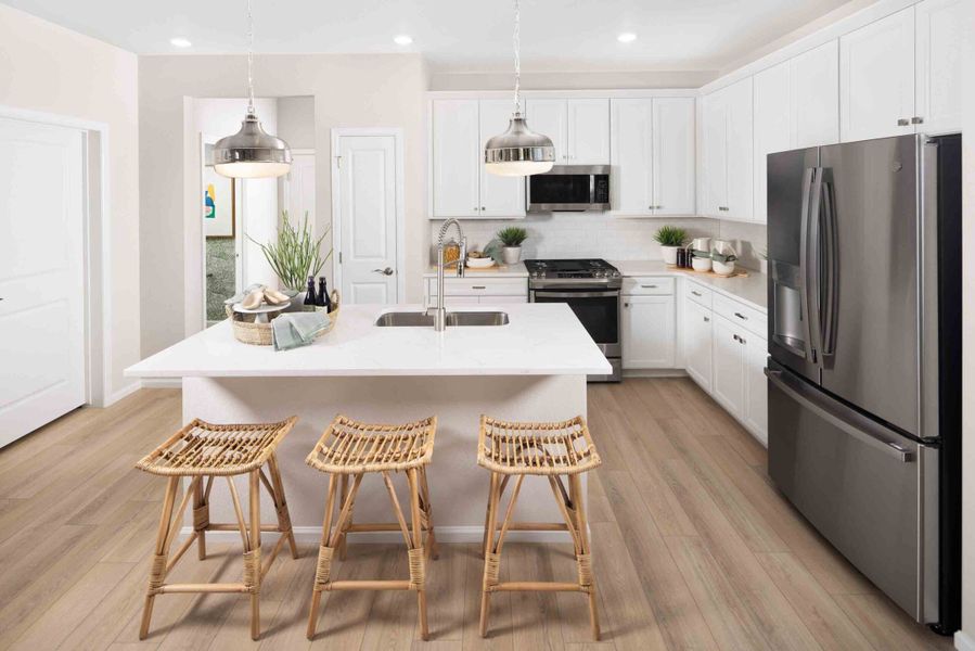 Furnished interior in a model home at Woodrose at Painted Prairie in Aurora (Image 9). Furnished interior in a model home at Woodrose at Painted Prairie in Aurora (Image 9).