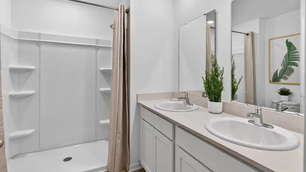 Furnished interior in a model home at Hansen Creek in Jacksonville (Image 12).
