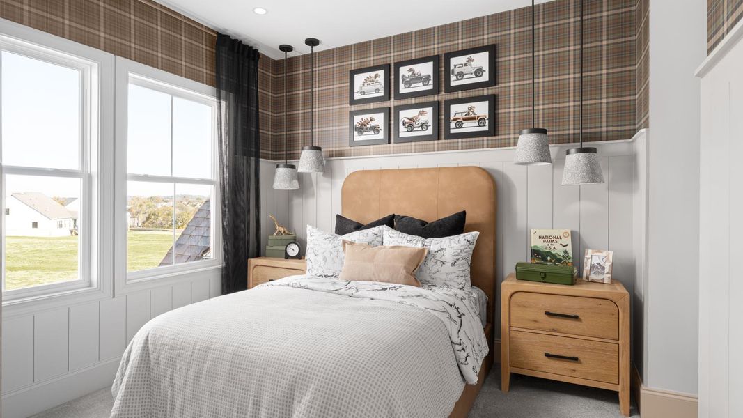 Versatile secondary bedrooms