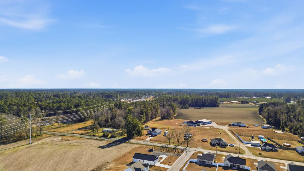 Aerial view of the Briarfield community in Conway, SC, showing layout and nearby surroundings (Image 11).