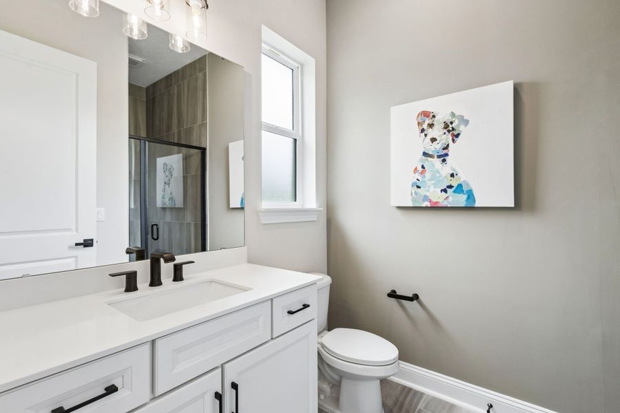Furnished interior in a model home at Sandy Bluff in Yulee (Image 33).