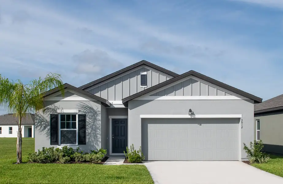Front exterior of a home in the Belair Place community, located in Sanford, FL (Image 3). Front exterior of a home in the Belair Place community, located in Sanford, FL (Image 3).