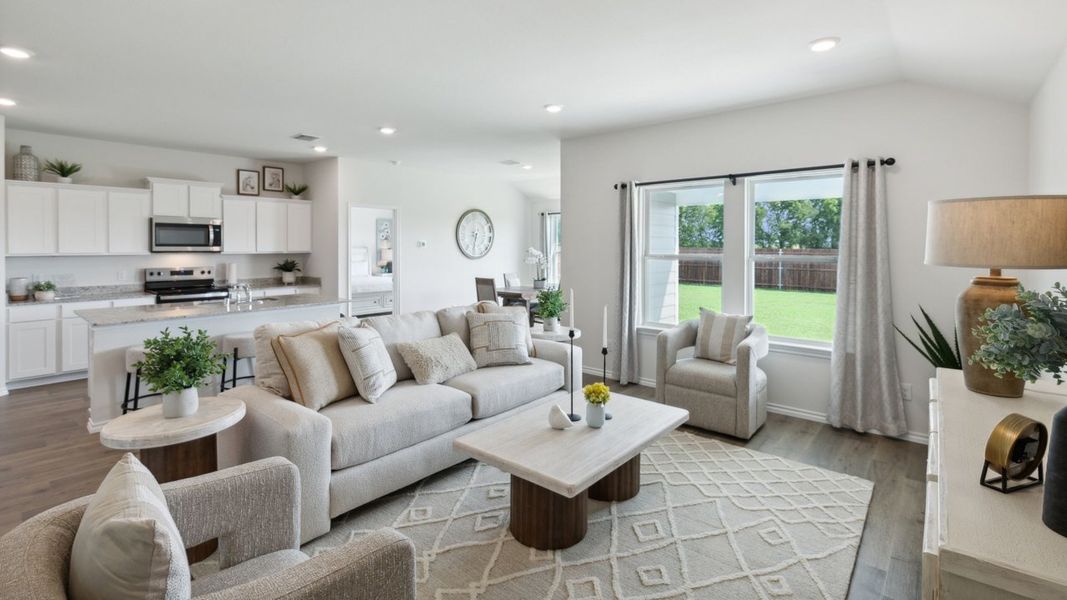Furnished interior in a model home at Corsicana Commons in Corsicana (Image 12).