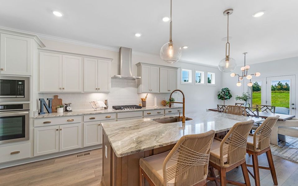 Furnished interior in a model home at The Retreat at Norman Farm in Hendersonville (Image 10).