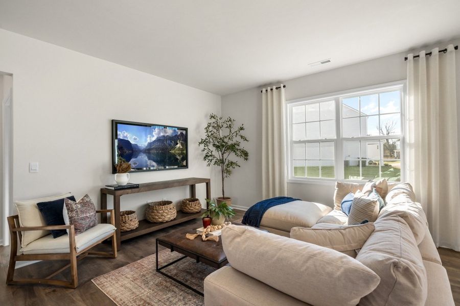 Furnished interior in a model home at Hoke Loop Ridge in Fayetteville (Image 29). Furnished interior in a model home at Hoke Loop Ridge in Fayetteville (Image 29).