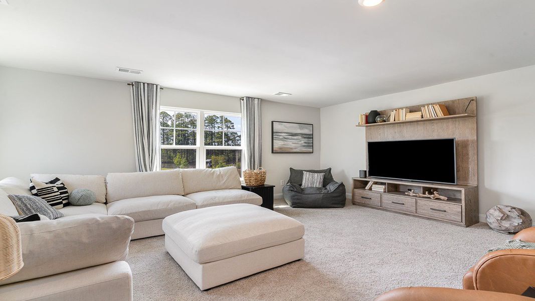 Furnished interior in a model home at The Retreat at Wild Wing in Conway (Image 22).