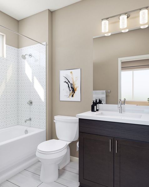 Furnished interior in a model home at Chatham Park in Pittsboro (Image 72).