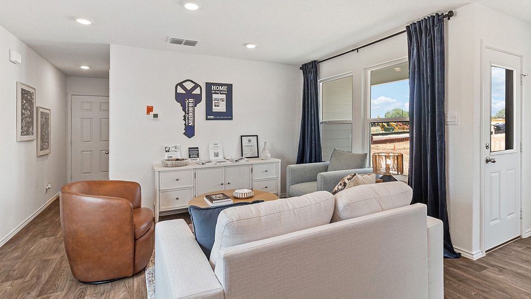 Furnished interior in a model home at Sonora in San Antonio (Image 4).