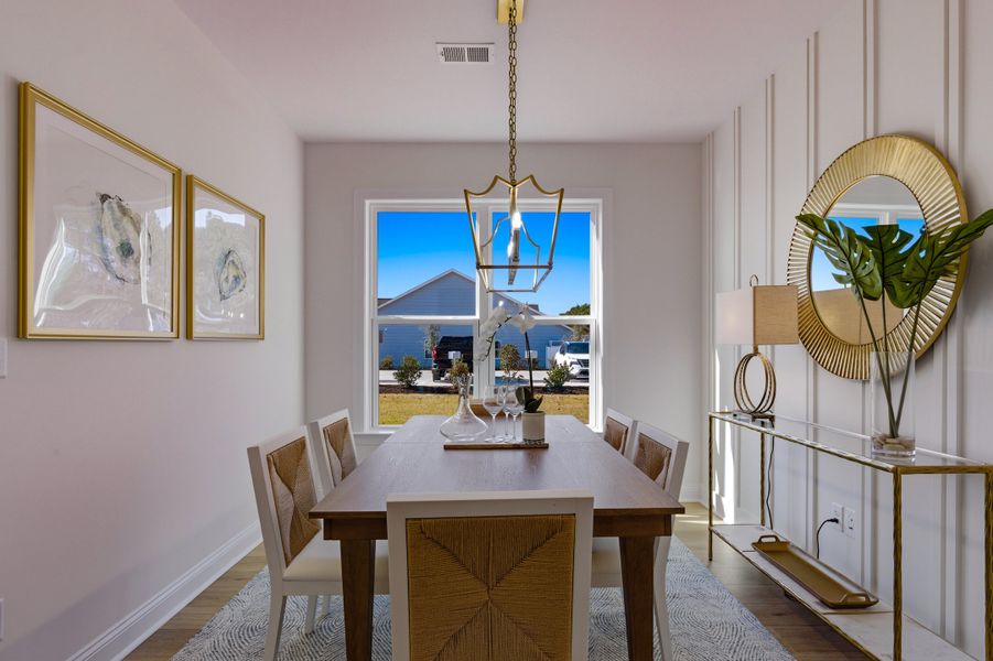 Furnished interior in a model home at Inlet Keys in Murrells Inlet (Image 4).