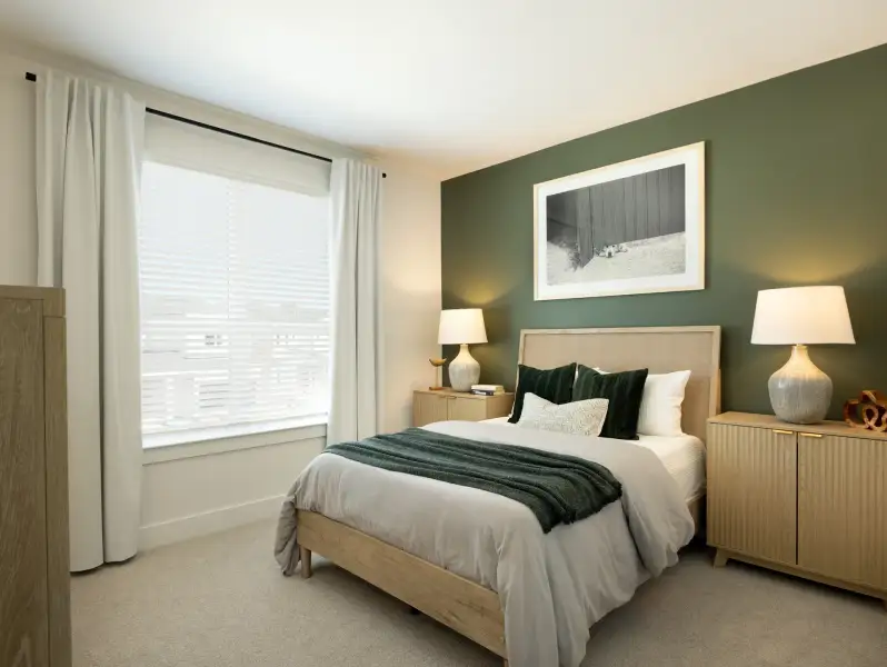 Furnished interior in a model home at Bridge Creek Village - Luxe Series in Cypress (Image 12).
