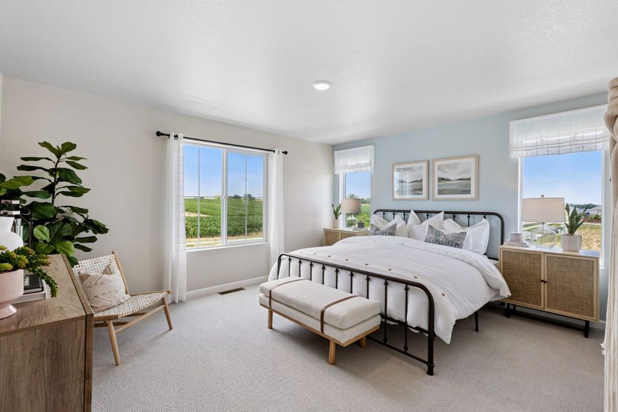 Furnished interior in a model home at Pintail Commons at Johnstown Village in Johnstown (Image 8). Furnished interior in a model home at Pintail Commons at Johnstown Village in Johnstown (Image 8).