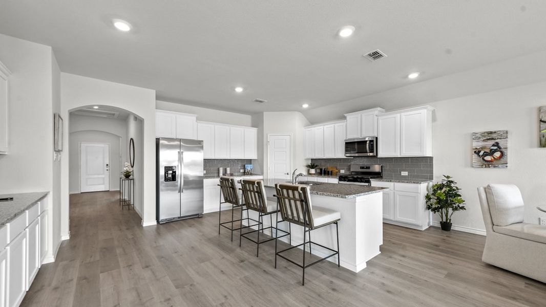 Furnished interior in a model home at Silverado in Aubrey (Image 11). Furnished interior in a model home at Silverado in Aubrey (Image 11).