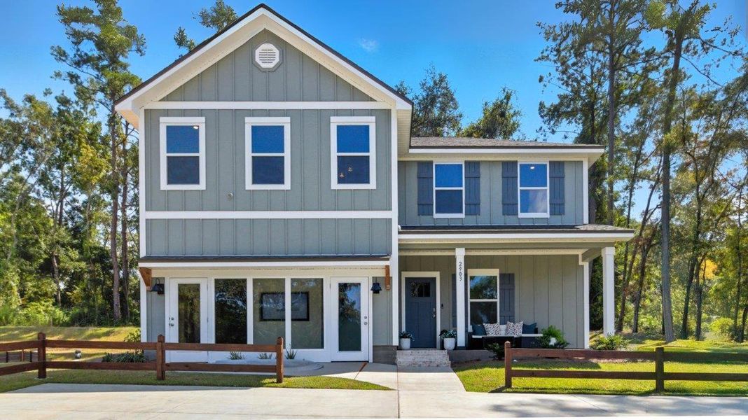 Front exterior of a home in the Olson Ridge community, located in Tallahassee, FL (Image 2).